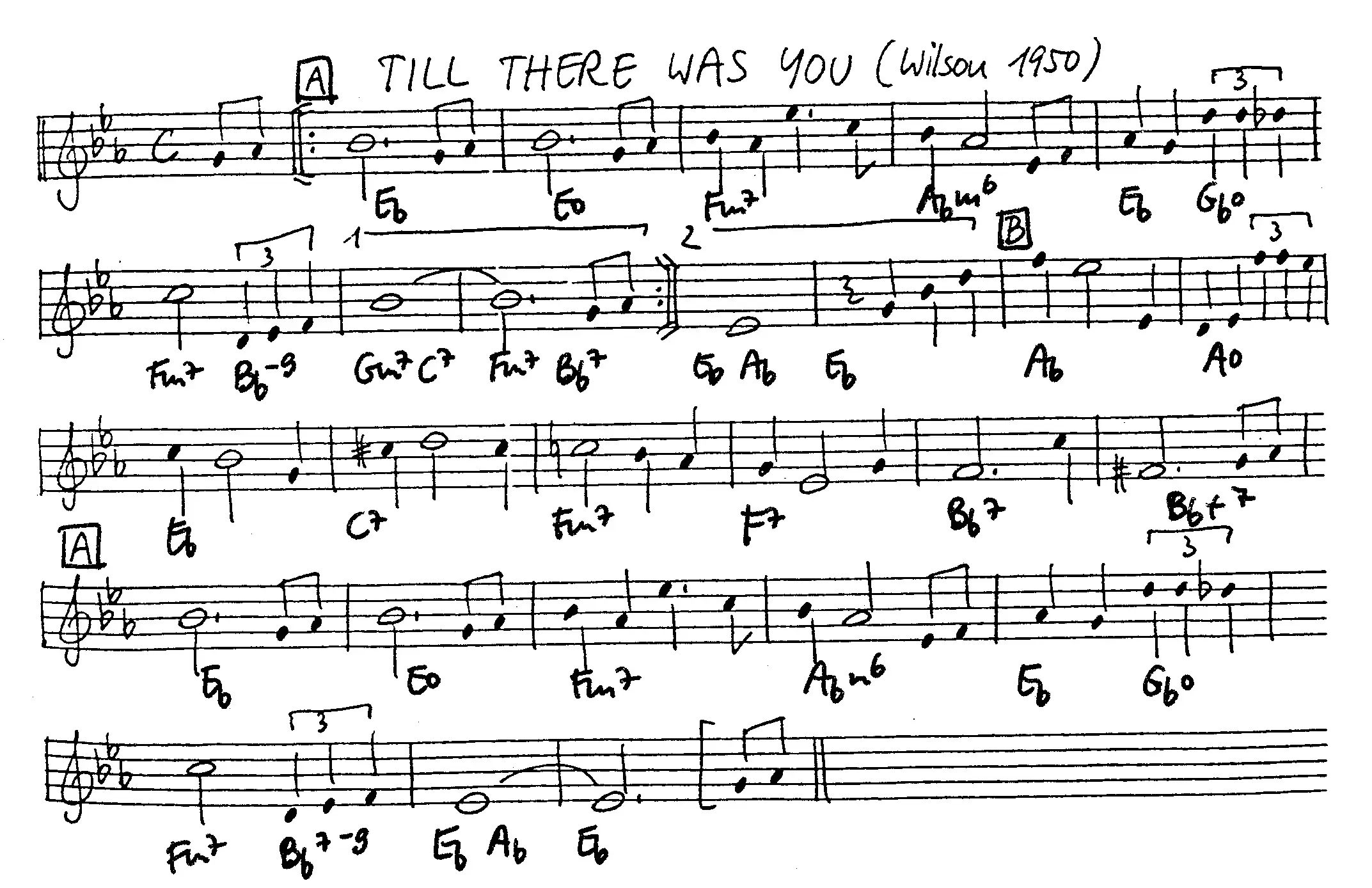 till there was you partition gratuite - Offerte par The Jungle Jazz Band